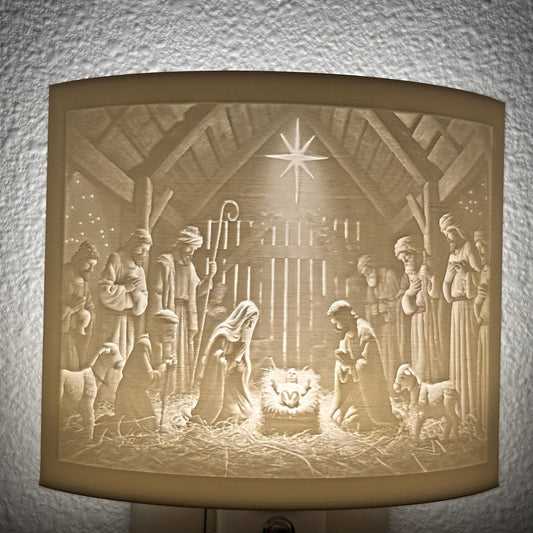Nativity Scene Night Light
