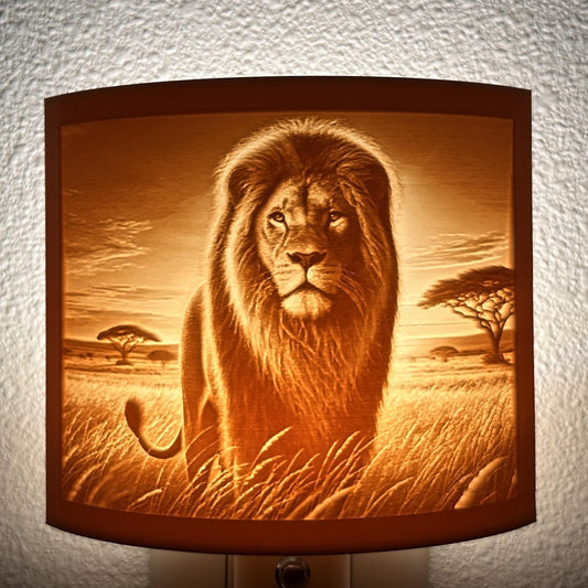 Majestic Lion Night Light