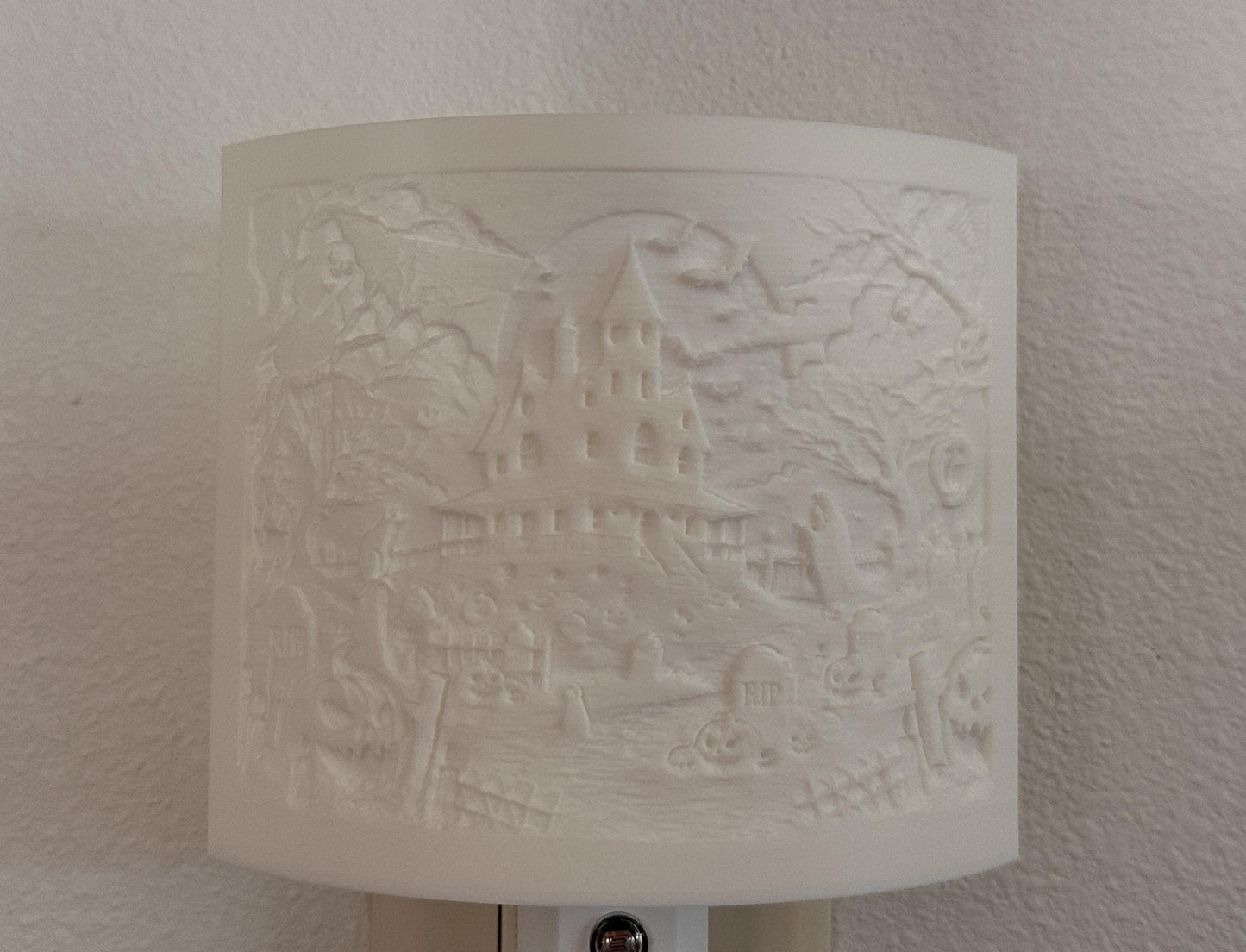 Spooky Haunted House Night Light