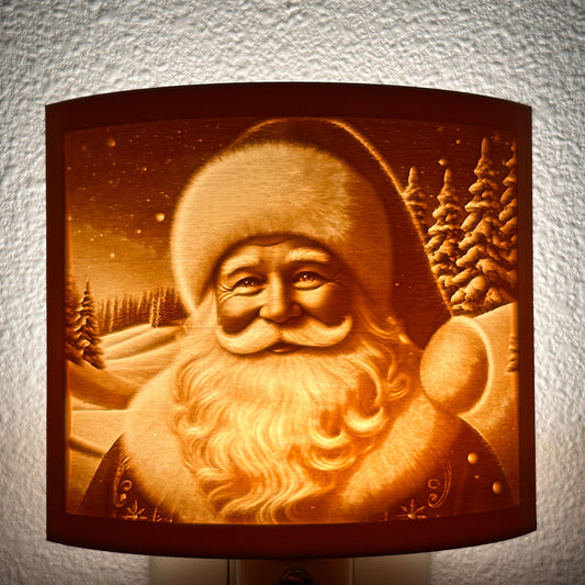 Smiling Santa Claus Night Light