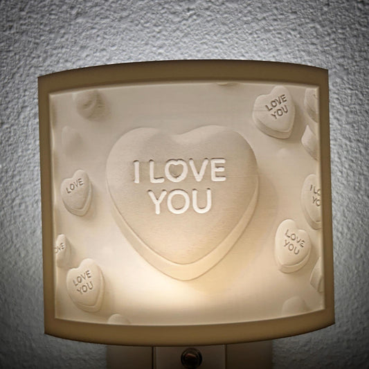 I Love You Hearts Night Light