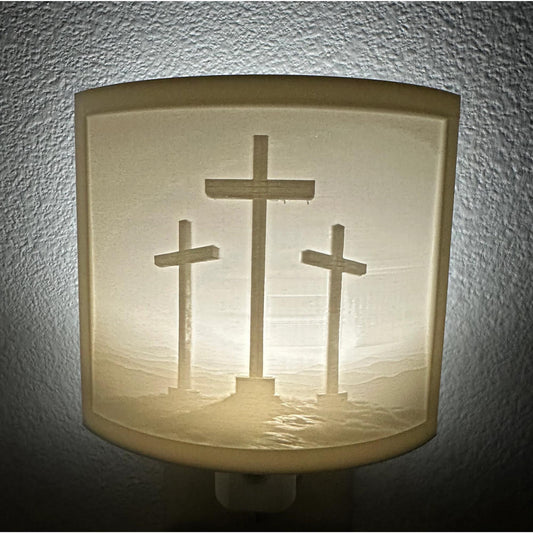 Crosses on Calvary Night Light