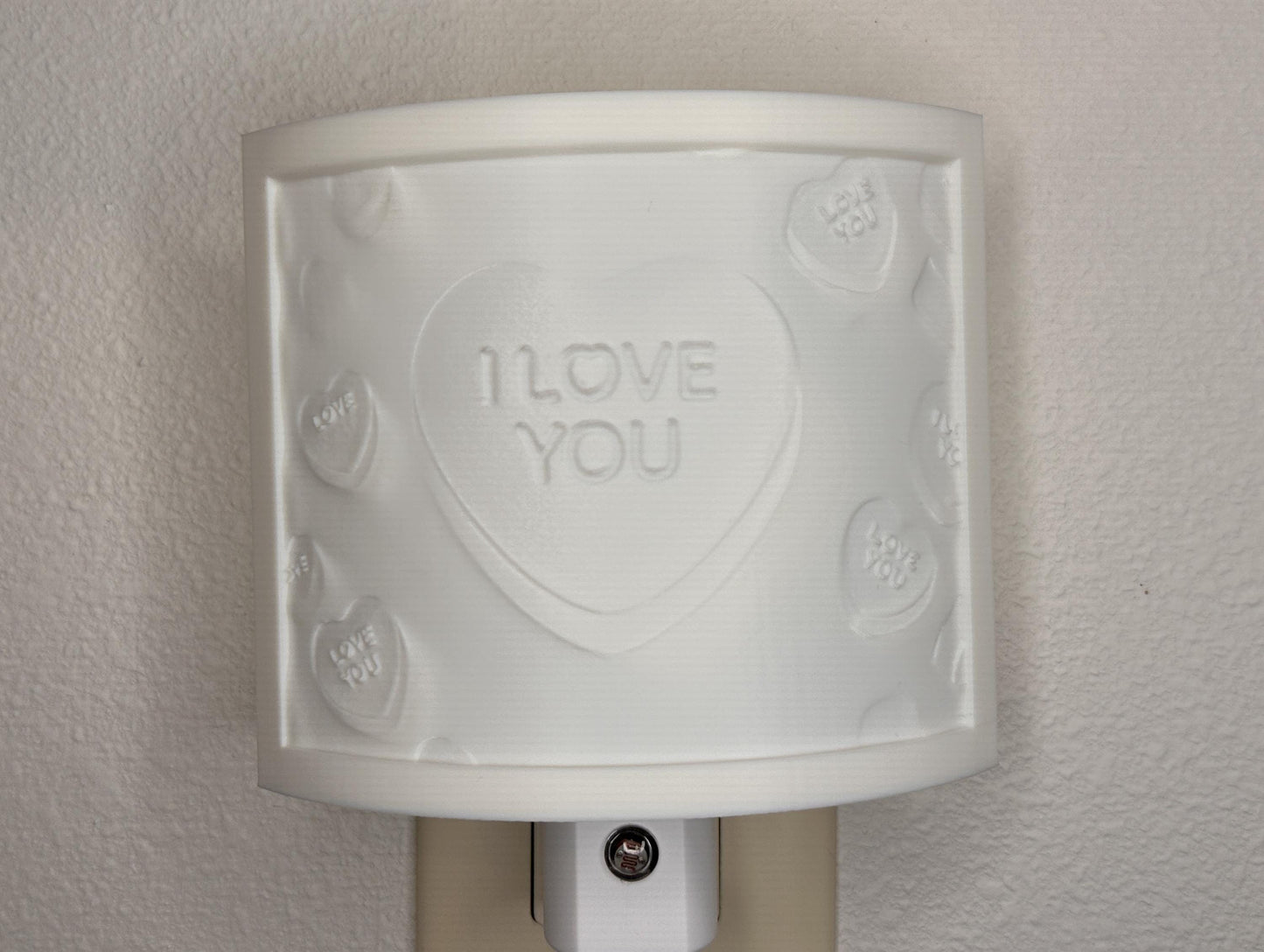 I Love You Hearts Night Light