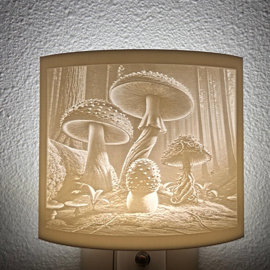 Mushrooms Night Light