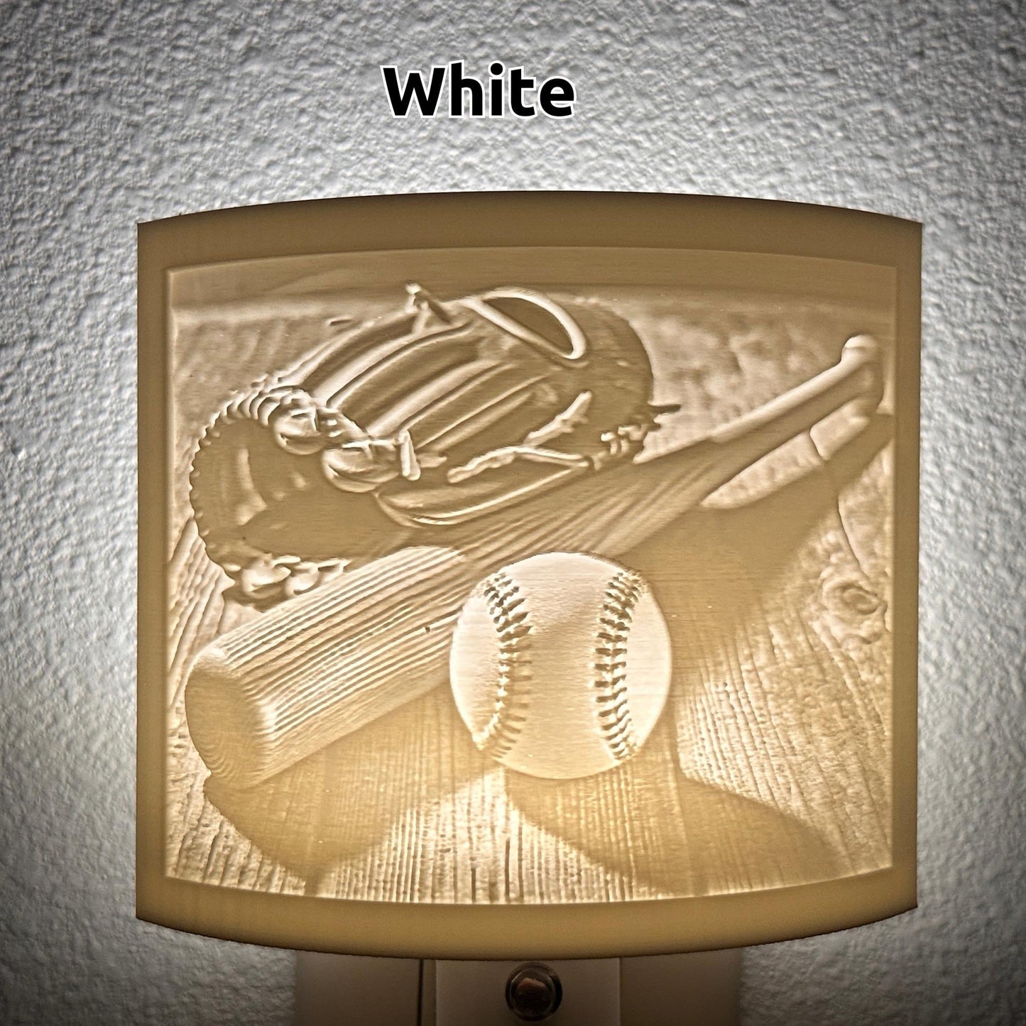 Baseball Theme Night Light