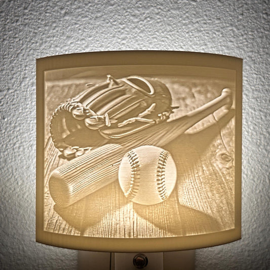 Baseball Theme Night Light