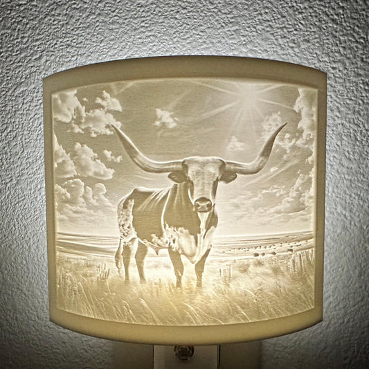 Texas Longhorn Night Light
