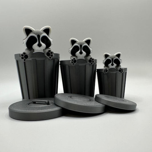 Articulated Raccoon, Trash Panda, With or Without Trash Can