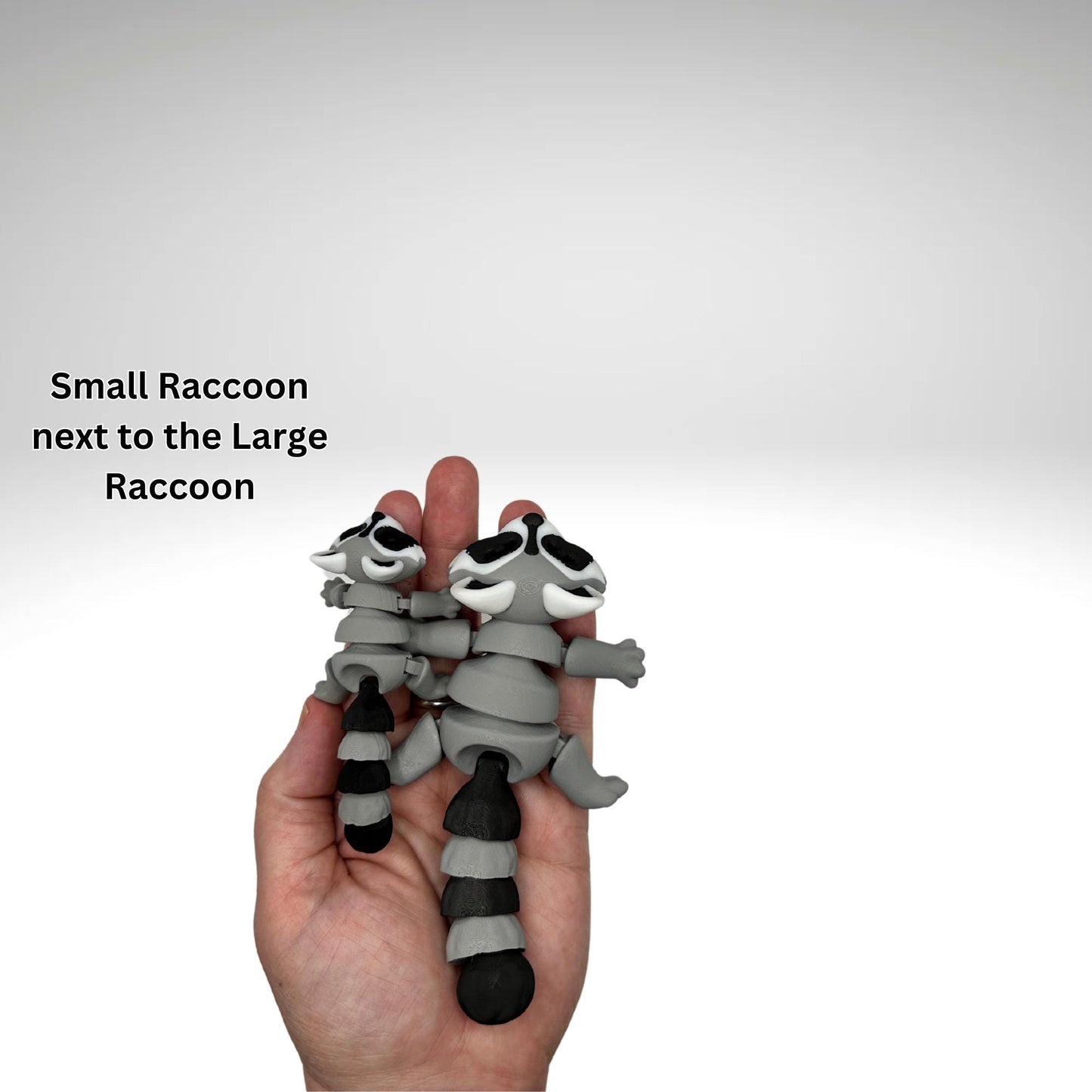 Articulated Raccoon, Trash Panda, With or Without Trash Can