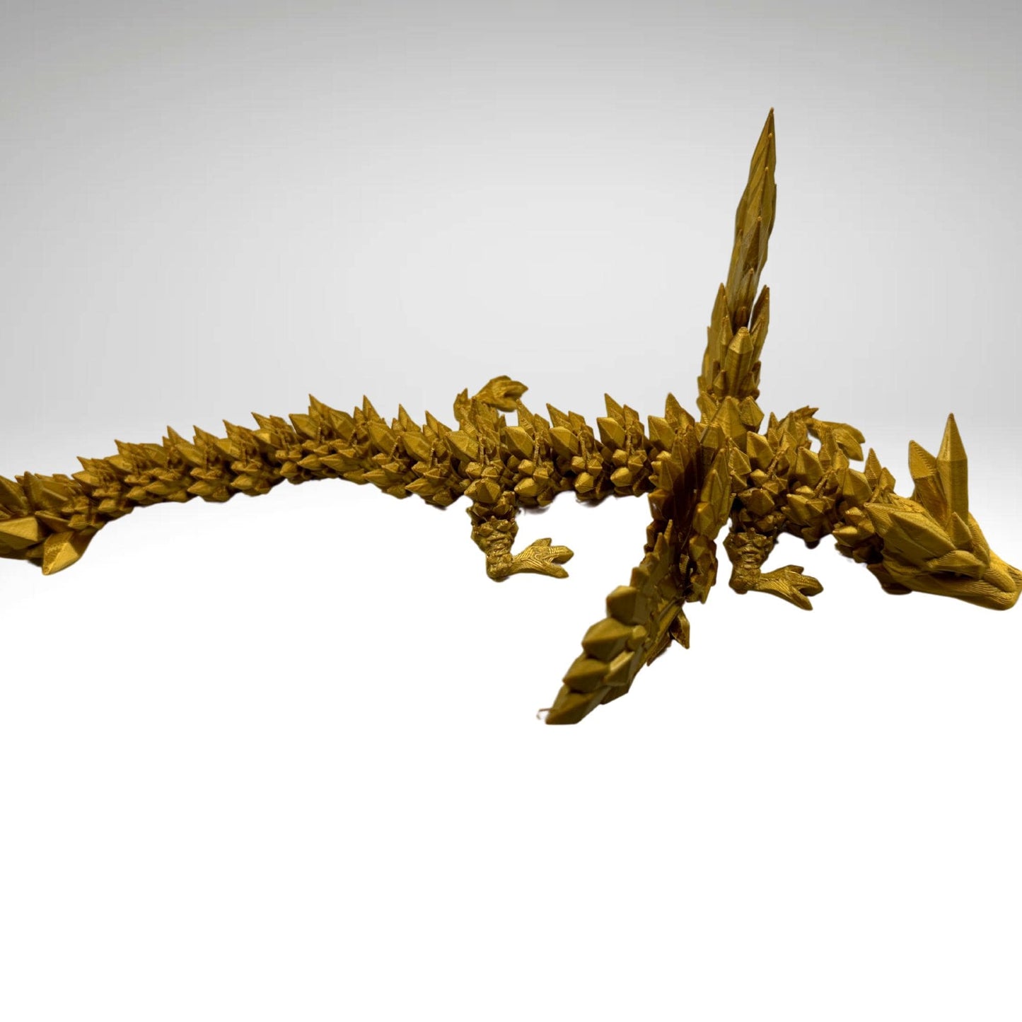Articulated Crystal Winged Dragon – Fidget – Fantasy Dragon Desk Decor – Unique Gift for Dragon Lovers