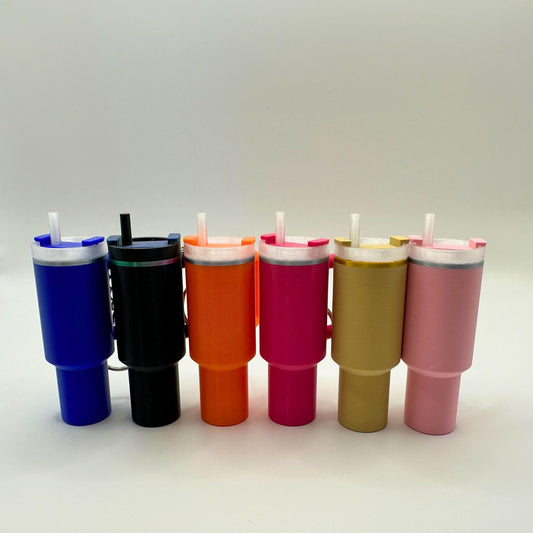 Mini Tumbler Keychain | Lip Balm Holder or Pill Case | Fun & Functional Gift