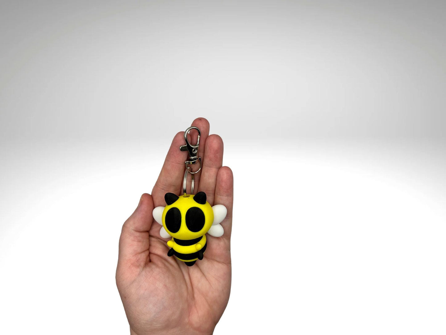 Adorable Bumblebee Keychain– Bumblebee Bag Charm – Bee Lover Gift