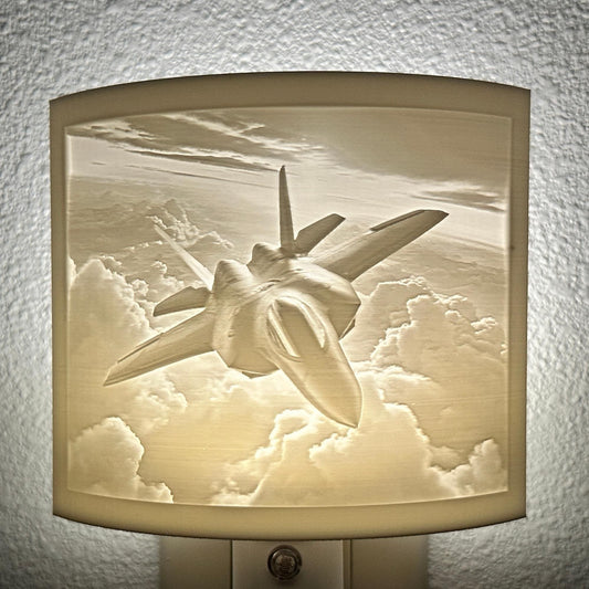 Fighter Jet Night Light - Aviation Decor