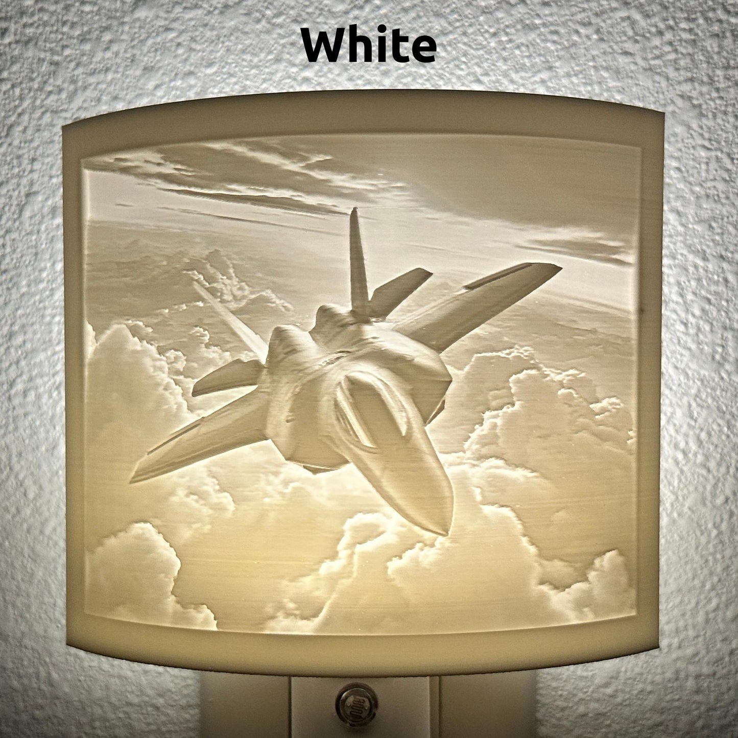Fighter Jet Night Light - Aviation Decor