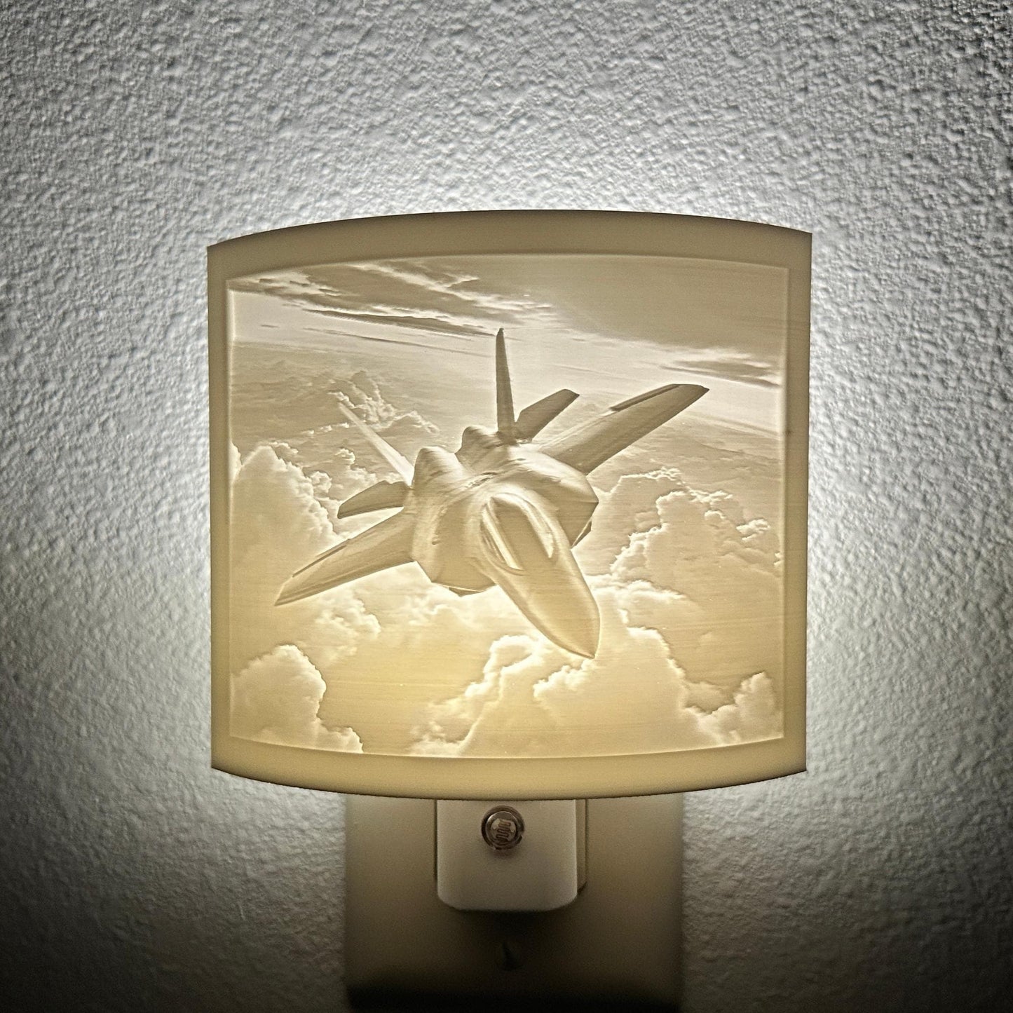 Fighter Jet Night Light - Aviation Decor
