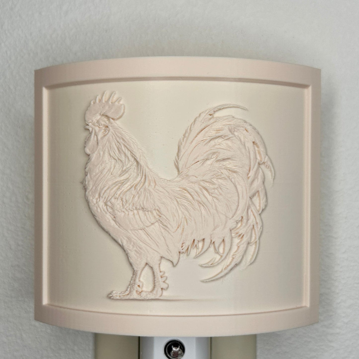 Rooster Night Light – Farmhouse Decor, Rustic Country Charm