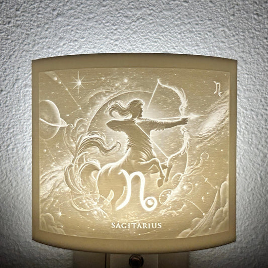 Sagittarius Zodiac Night Light – Great for Astrology Lovers and Celestial Home Décor
