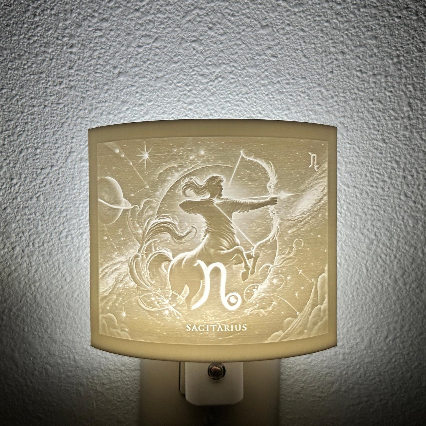 Sagittarius Zodiac Night Light – Great for Astrology Lovers and Celestial Home Décor