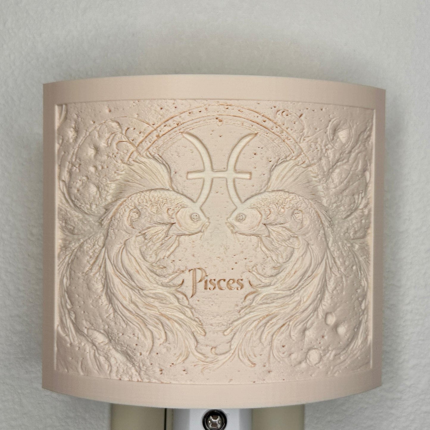 Pisces Zodiac Night Light – Twin Fish Design for Astrology Lovers and Dreamy Celestial Decor