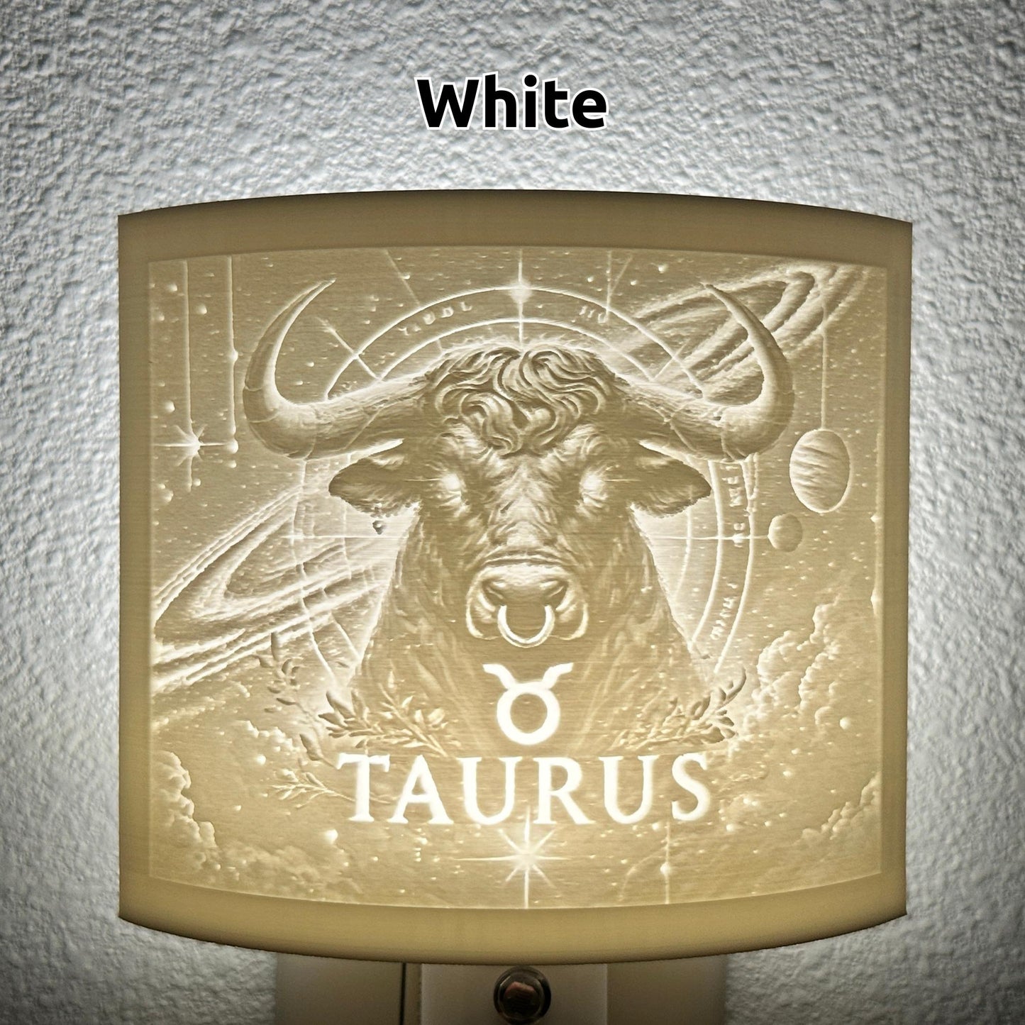 Taurus Zodiac Night Light – Bull Design for Astrology Lovers and Earthy Celestial Decor