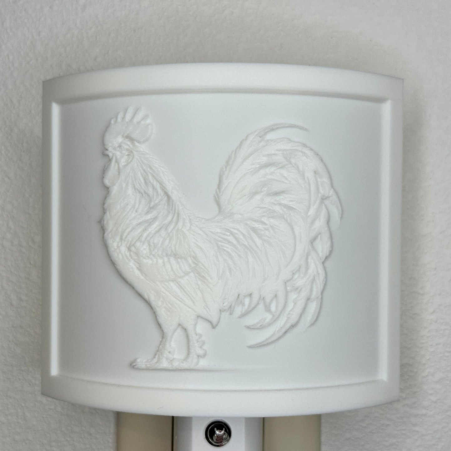 Rooster Night Light – Farmhouse Decor, Rustic Country Charm