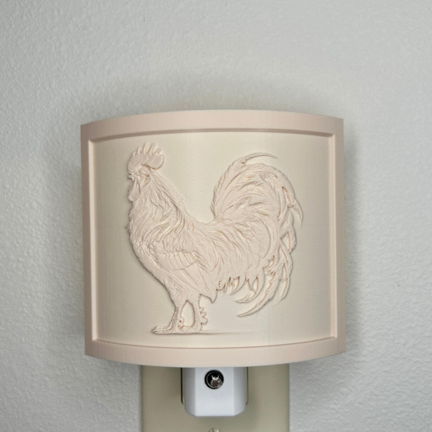 Rooster Night Light – Farmhouse Decor, Rustic Country Charm