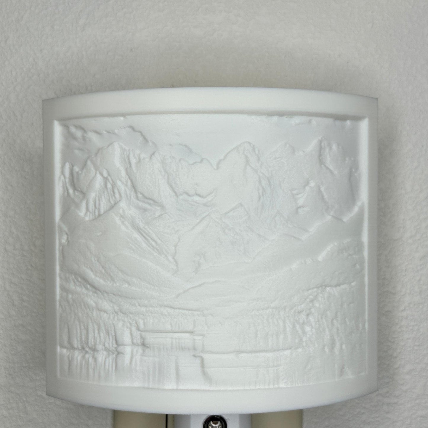 Peaceful Mountain Lake Night Light