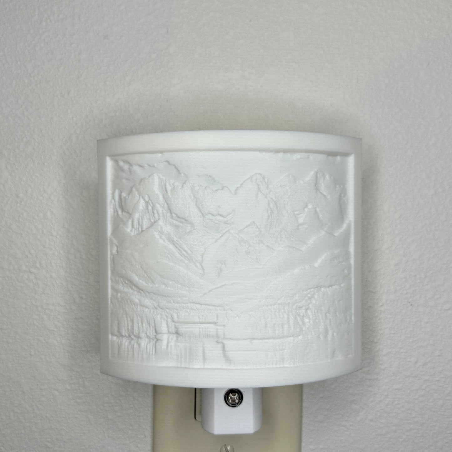 Peaceful Mountain Lake Night Light