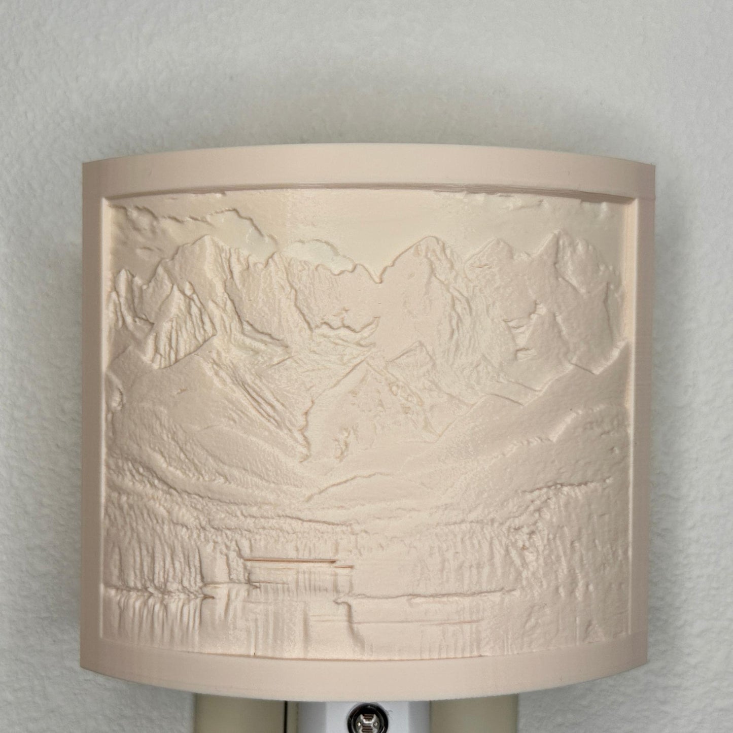 Peaceful Mountain Lake Night Light