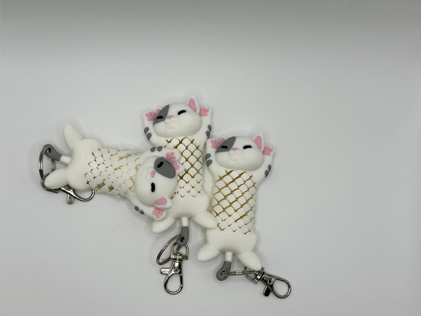Stretchy Cat Keychain – Cute Fidget Belly