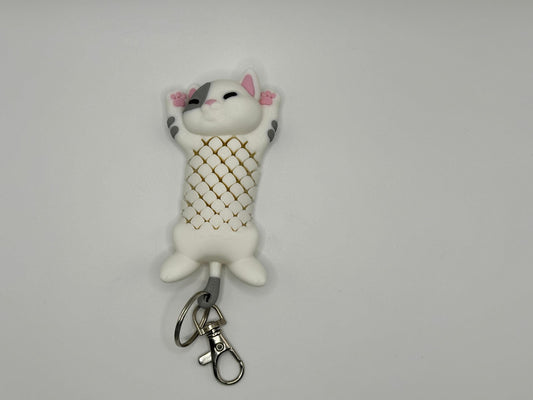 Stretchy Cat Keychain – Cute Fidget Belly
