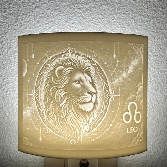 Leo Zodiac Night Light – Lion Design for Astrology Lovers and Celestial Home Décor