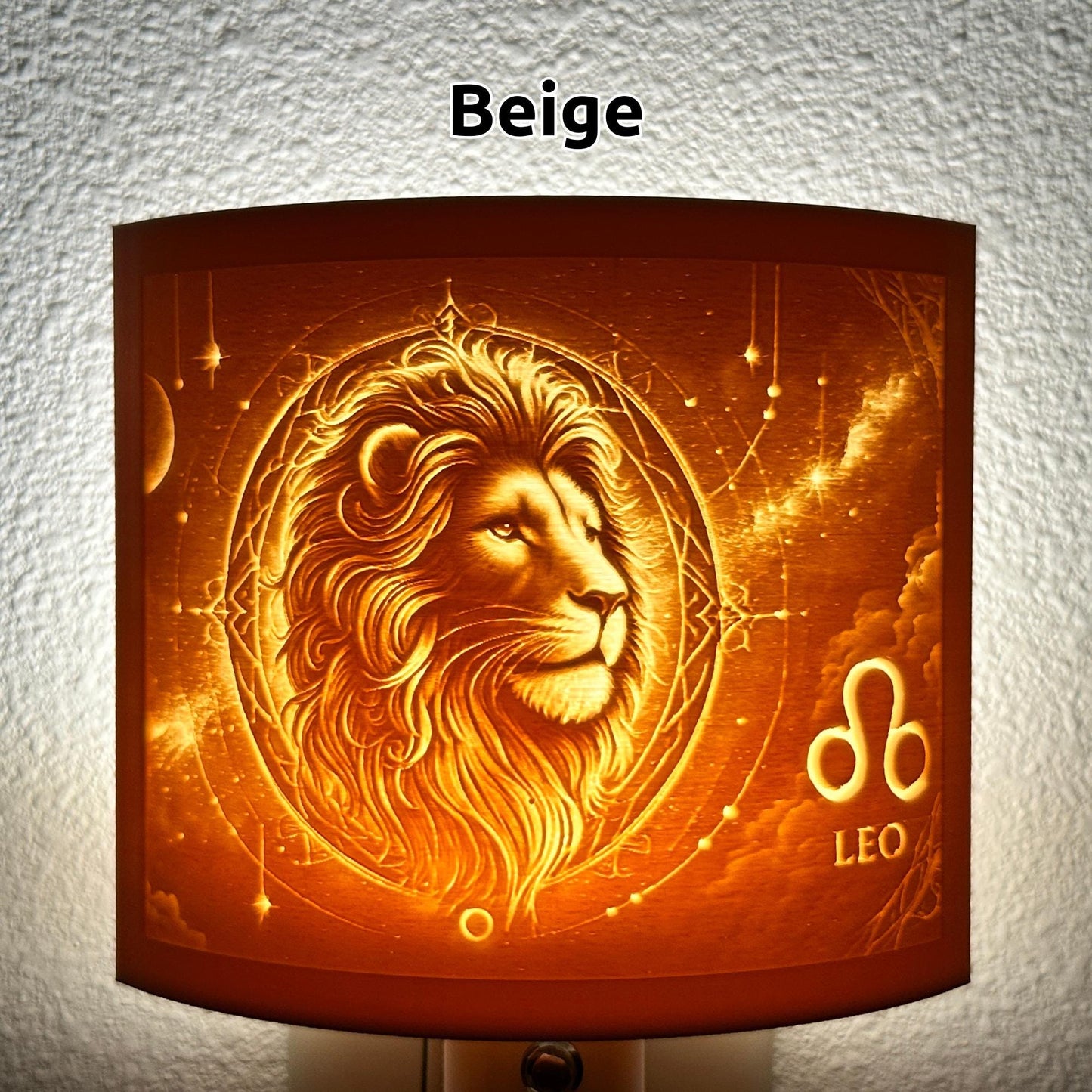 Leo Zodiac Night Light – Lion Design for Astrology Lovers and Celestial Home Décor