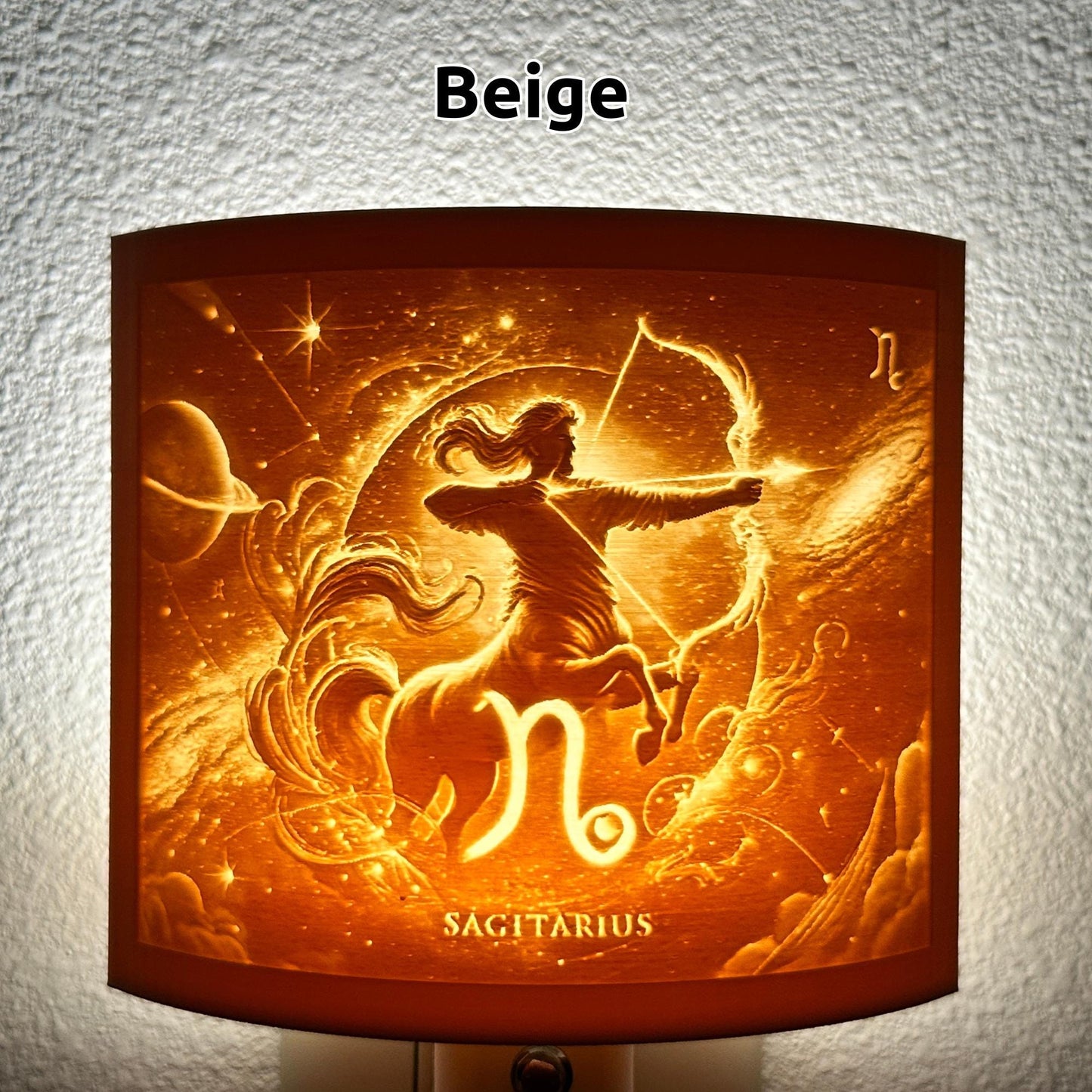 Sagittarius Zodiac Night Light – Great for Astrology Lovers and Celestial Home Décor
