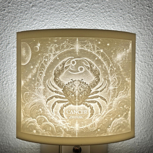 Cancer Zodiac Night Light – Celestial Crab Design for Astrology Lovers and Cozy Home Decor
