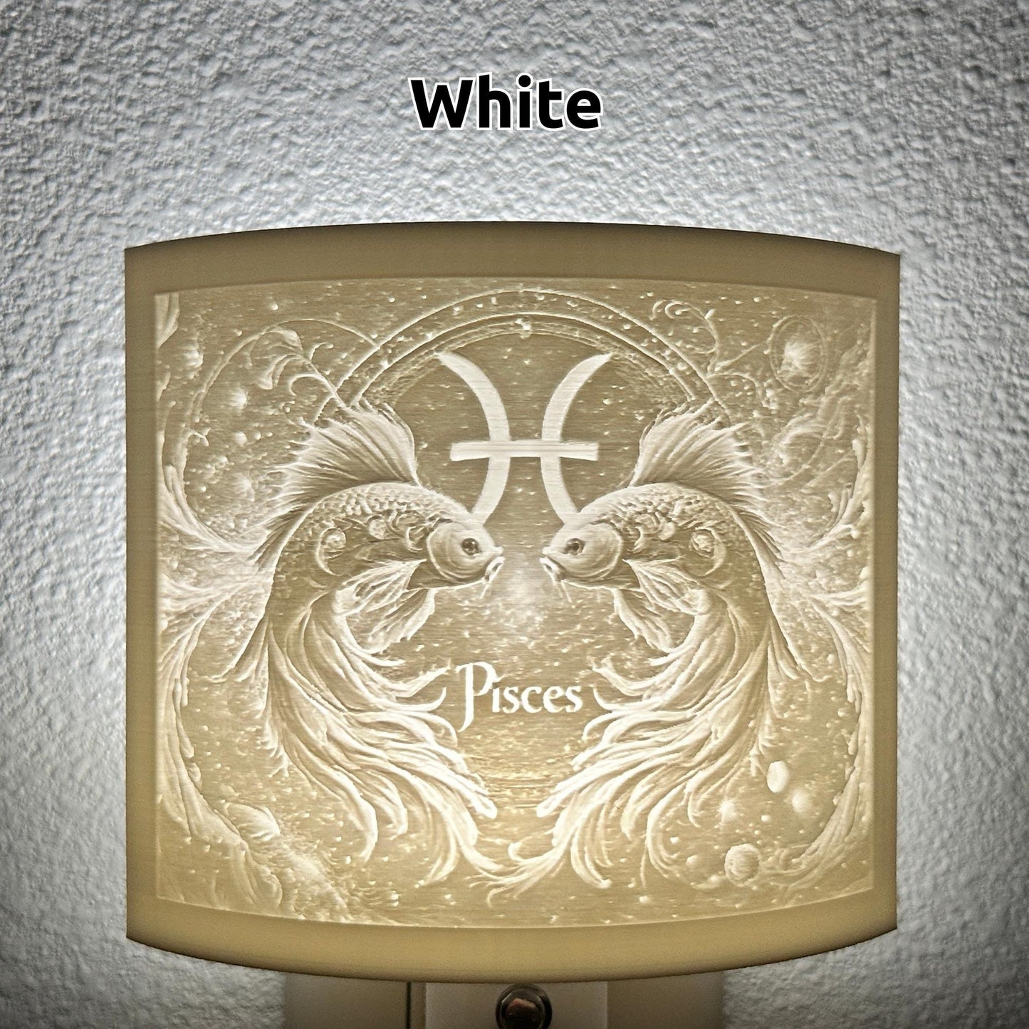 Pisces Zodiac Night Light – Twin Fish Design for Astrology Lovers and Dreamy Celestial Decor