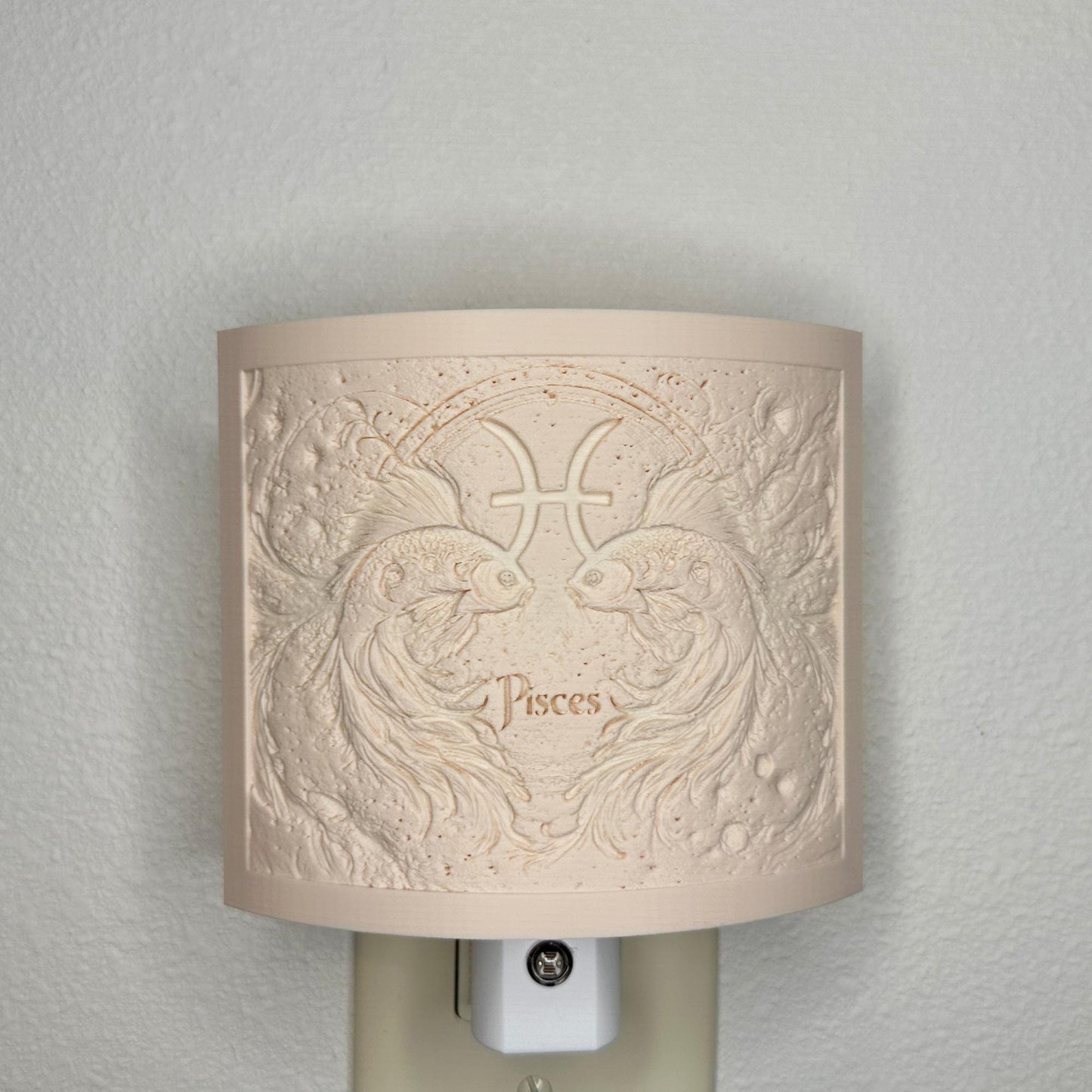 Pisces Zodiac Night Light – Twin Fish Design for Astrology Lovers and Dreamy Celestial Decor