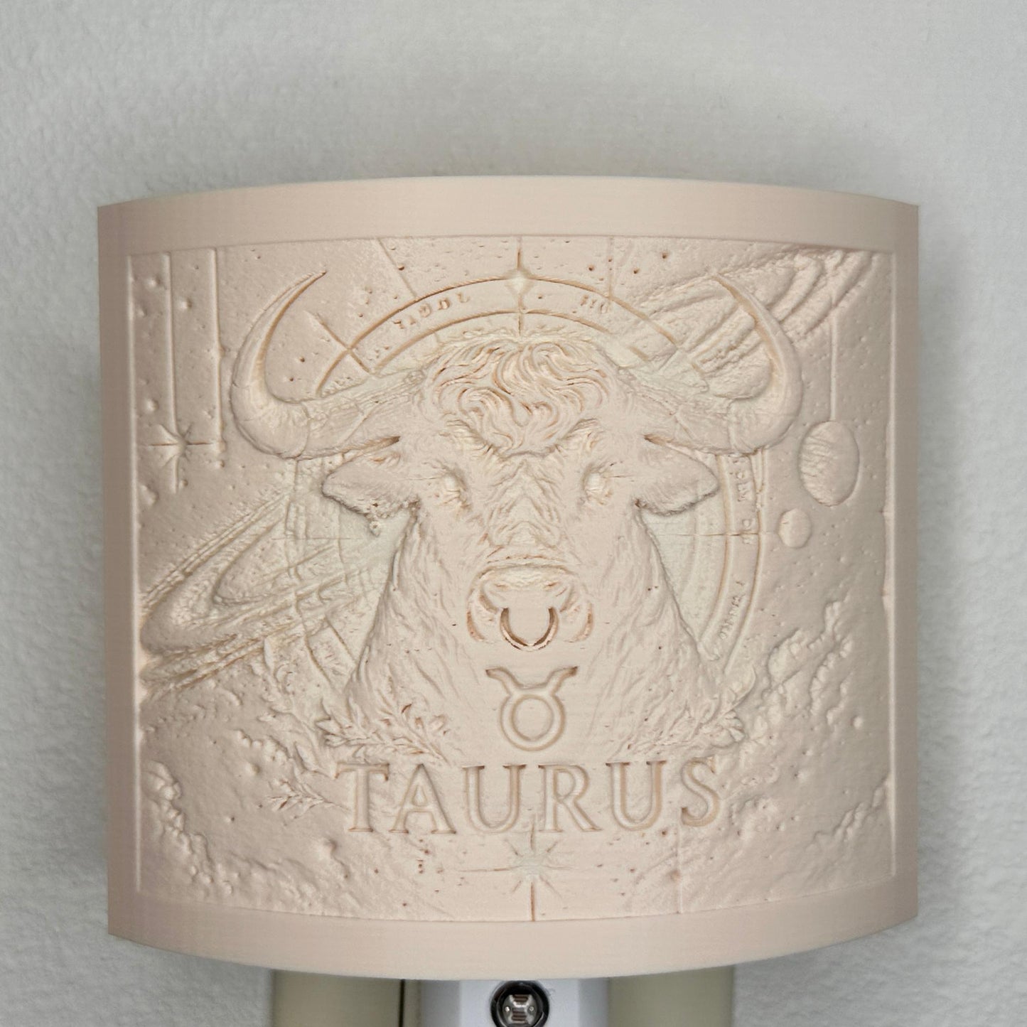 Taurus Zodiac Night Light – Bull Design for Astrology Lovers and Earthy Celestial Decor