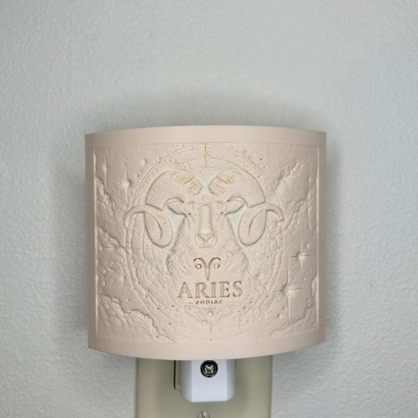 Aries Zodiac Night Light – Ram Design for Astrology Lovers and Fiery Celestial Decor