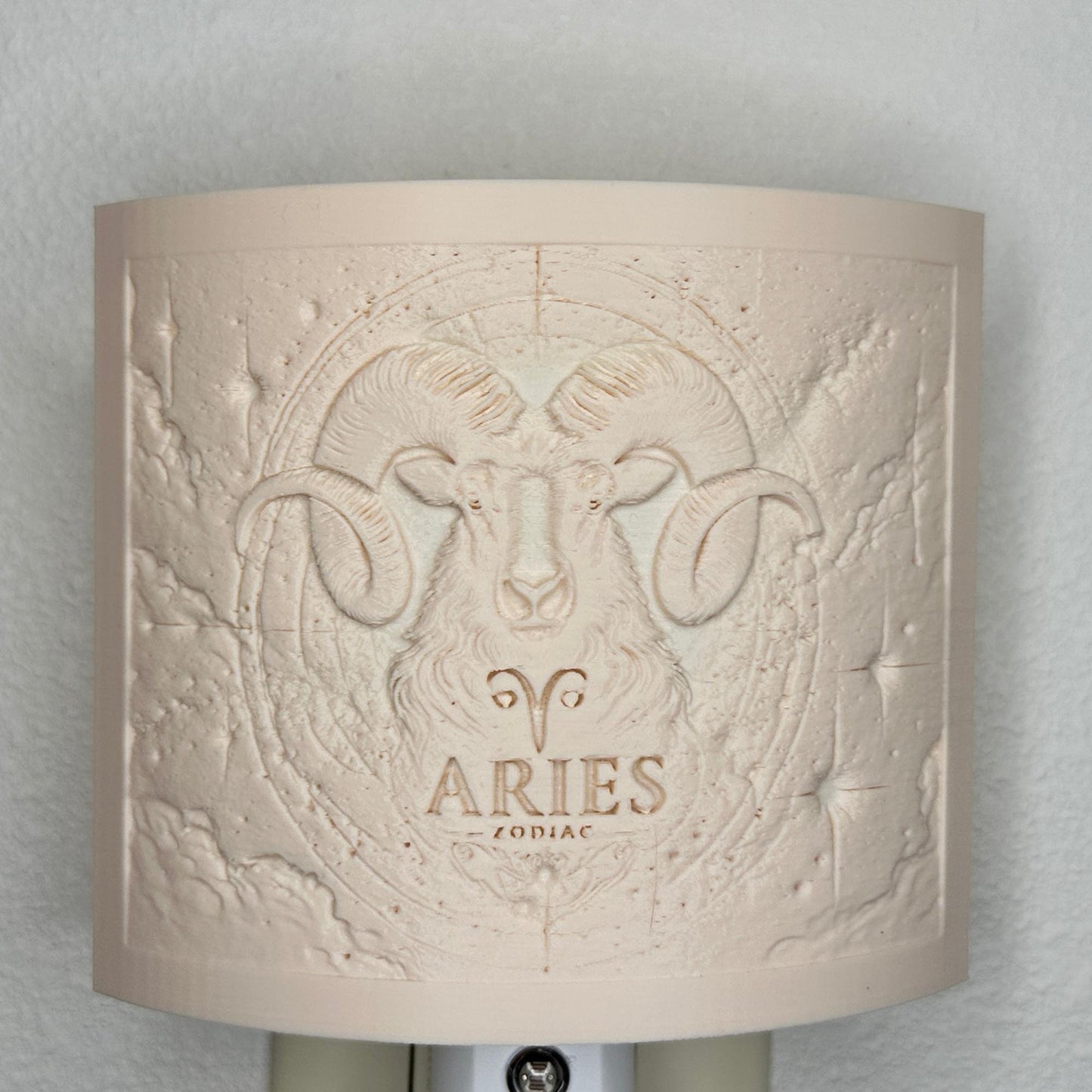 Aries Zodiac Night Light – Ram Design for Astrology Lovers and Fiery Celestial Decor