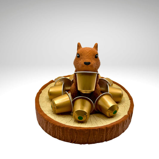 Squirrel Capsule or K-Cup Holder – Woodland Coffee Pod Organizer