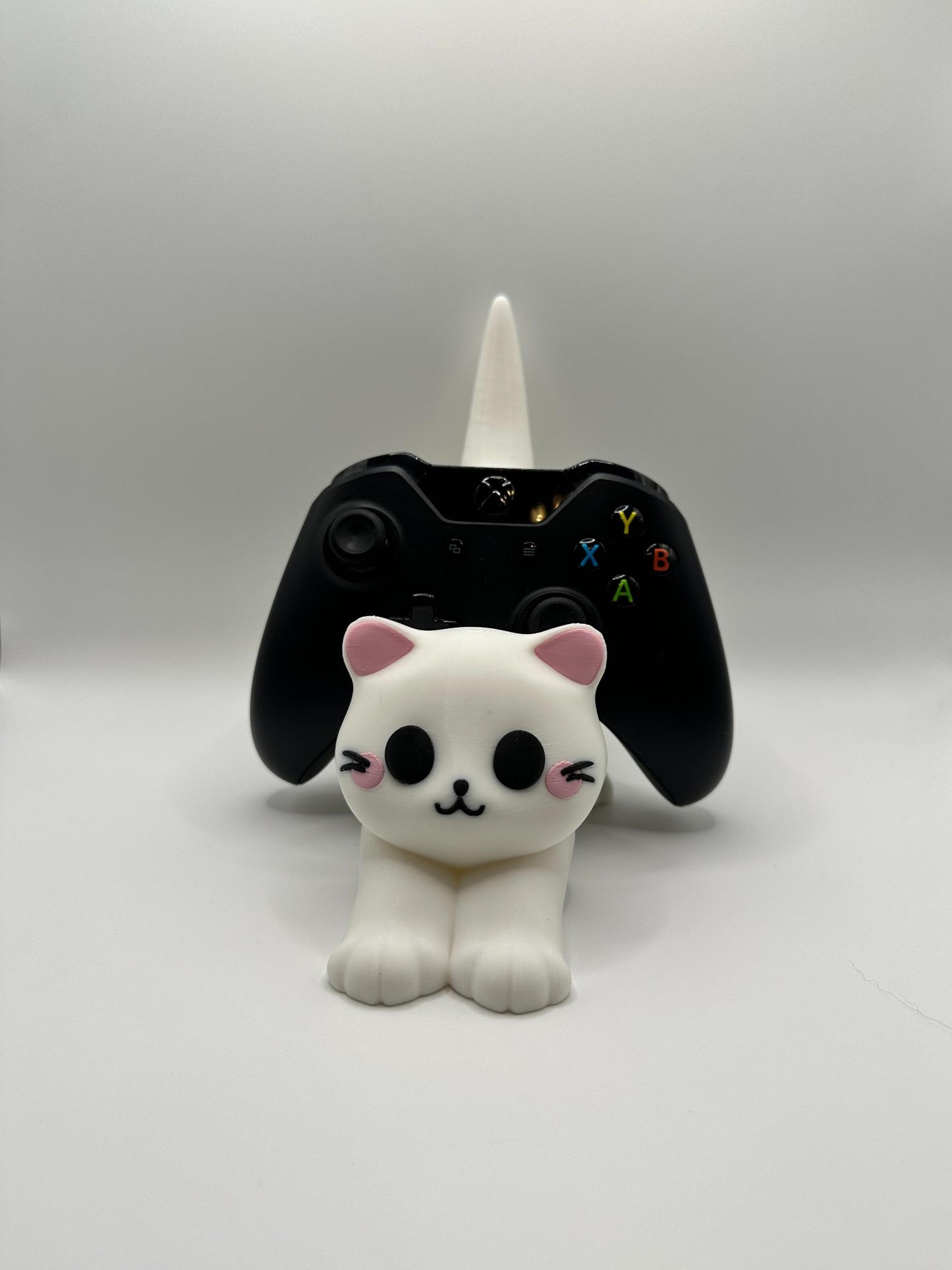 Cute Cat Multipurpose Holder | Desk Buddy for Phones, Gamers, & Cat Lovers