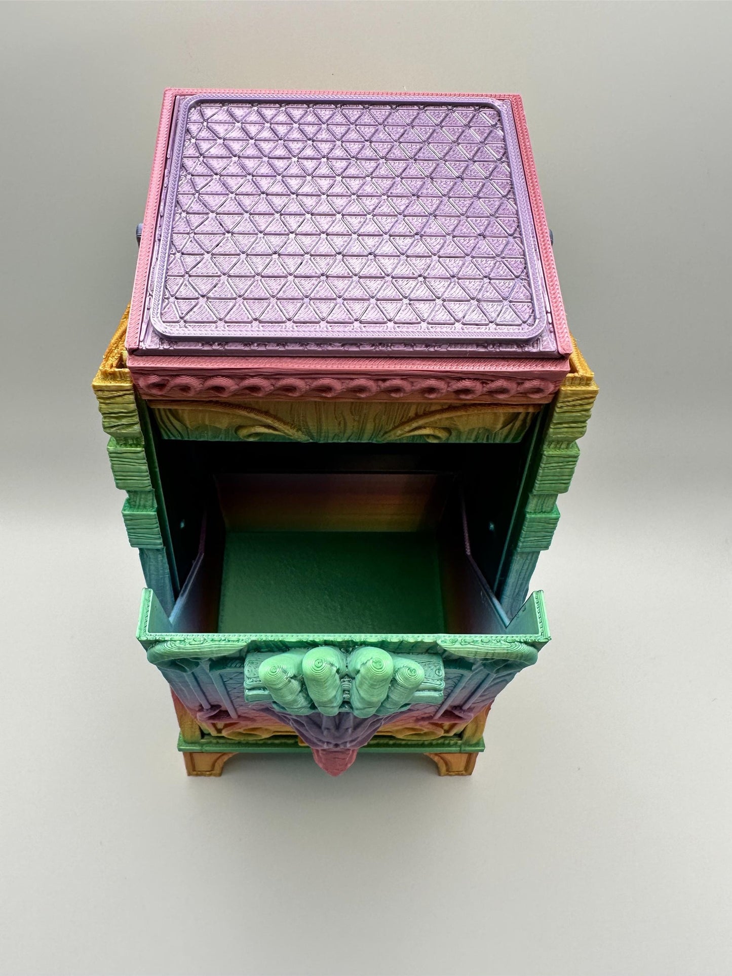 Dragon Card Deck Box | Fantasy Dice Holder | MTG, TCG Storage Case for Cards & Tokens