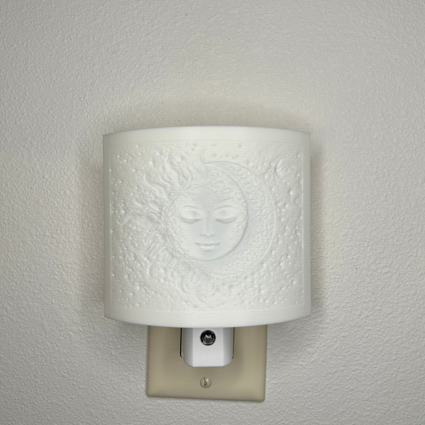 Sun & Moon Night Light | Celestial LED Plug-In, Auto On/Off