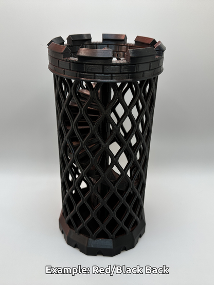 Castle Dice Tower | DnD RPG Dice Roller | Optional Tray | Custom Color