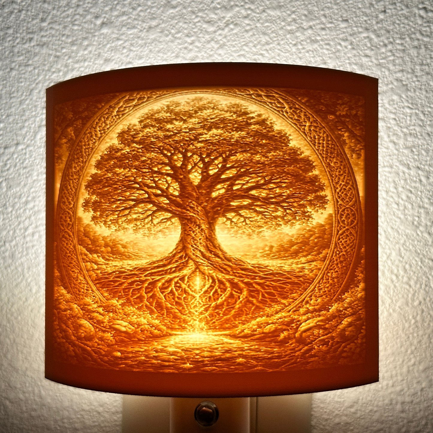 Tree of Life LED Night Light | Celtic Decor, Plug In, Auto On/Off
