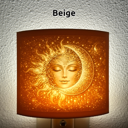 Sun & Moon Night Light | Celestial LED Plug-In, Auto On/Off