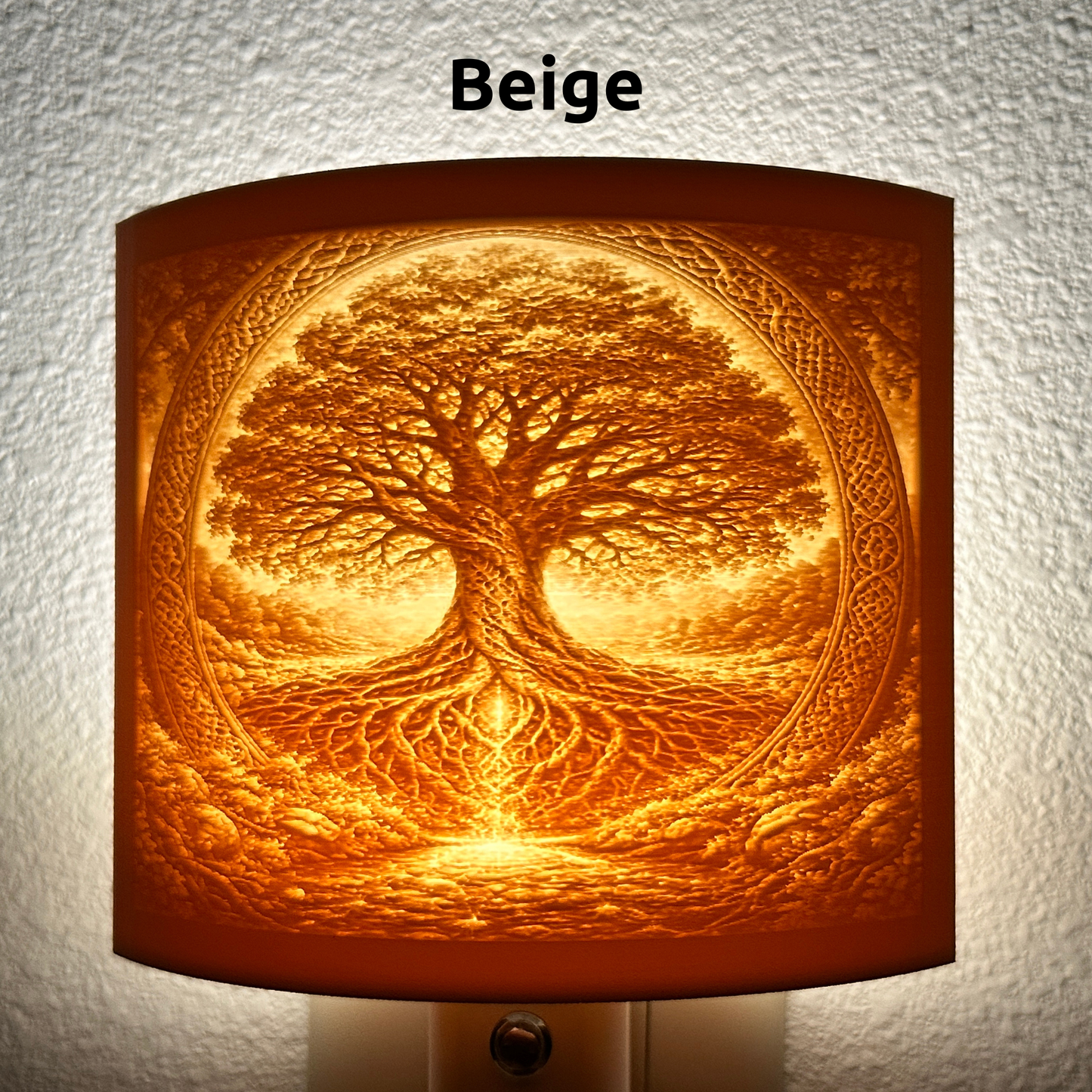 Tree of Life LED Night Light | Celtic Decor, Plug In, Auto On/Off