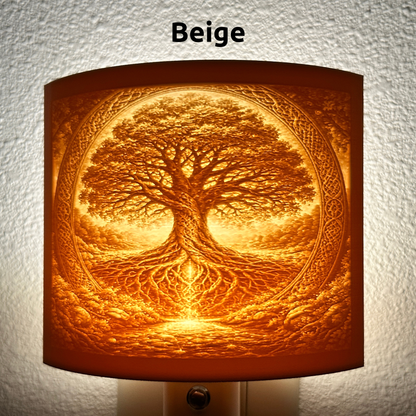 Tree of Life LED Night Light | Celtic Decor, Plug In, Auto On/Off