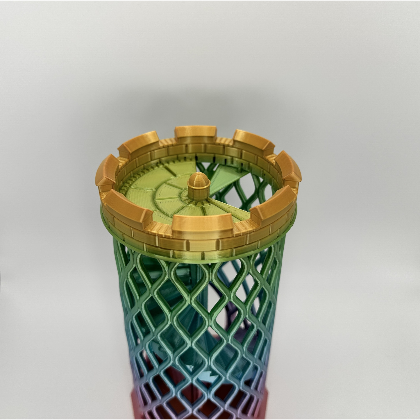 Castle Dice Tower | DnD RPG Dice Roller | Optional Tray | Custom Color